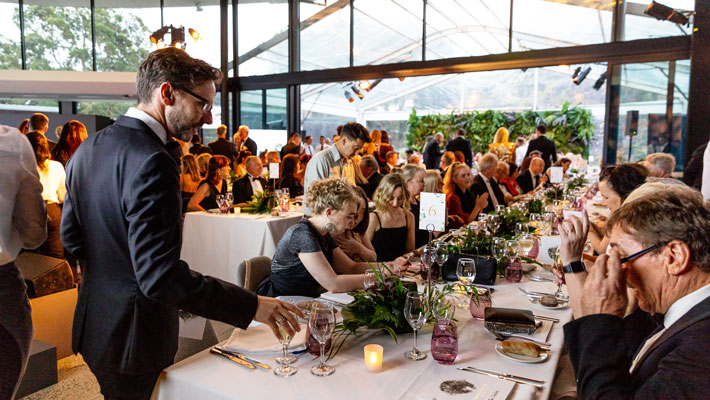 Delicious dining experience at the Zoofari Gala