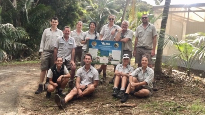 Taronga team arrive onsite in April 2019.