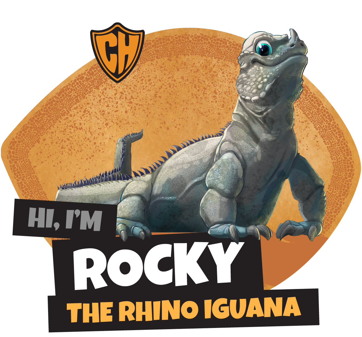 ROCKY THE RHINOCEROS IGUANA