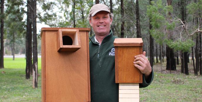 Providing homes for native animals